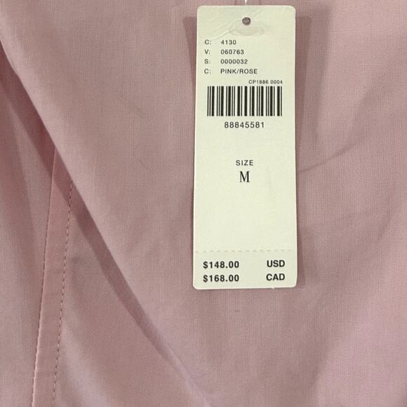 Maeve Anthropologie NWT Puff Sleeve Square Neck Mini Dress Coquette Pink Medium - Picture 5 of 8